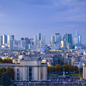 La Défense vue de la Tour Eiffel